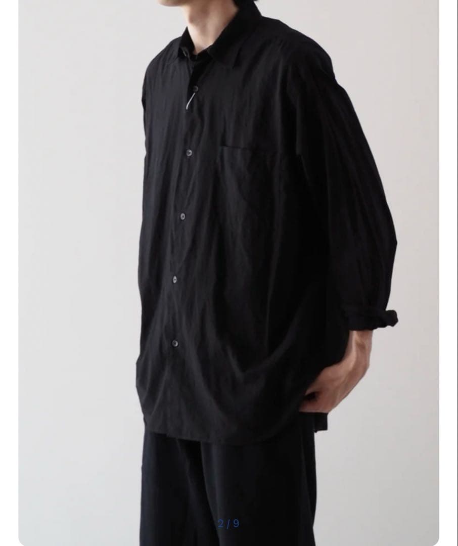 COMOLI KHADIコットン コモリシャツZ01-02011 サイズ2 - メルカリ