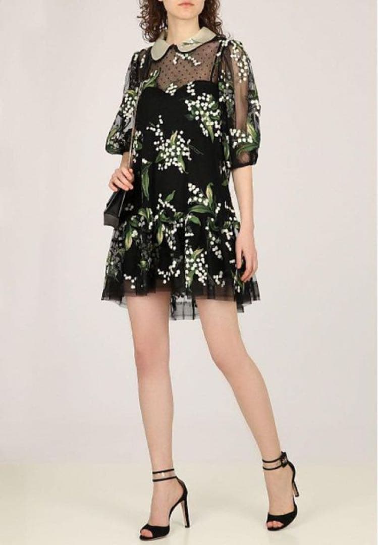 REDVALENTINOすずらんワンピースMAY LILYレッドヴァレンティノ - メルカリ