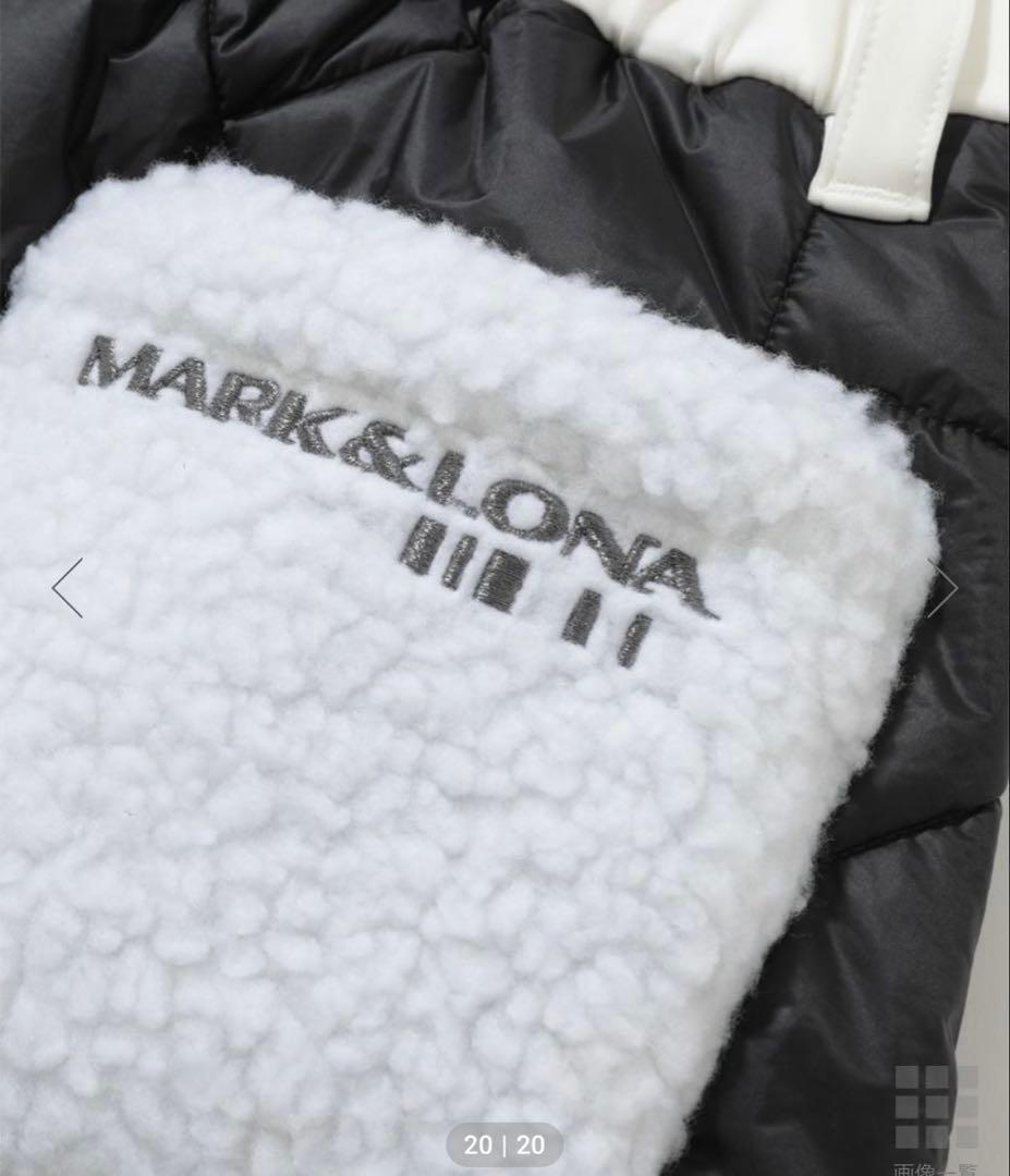 MARK & LONA マークアンドロナ ブラック キルティングスカート M