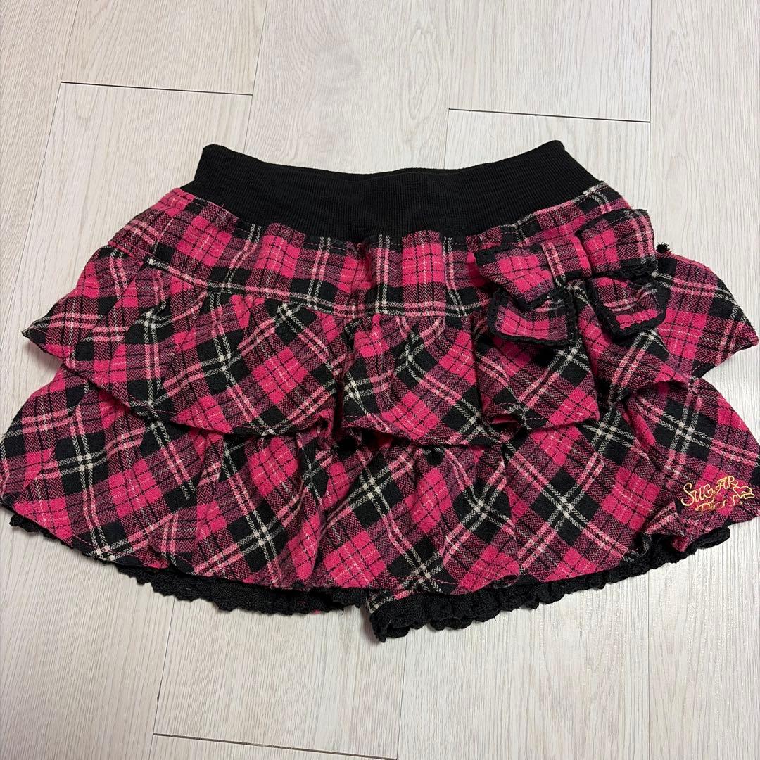 ピンクチェックミニスカ♬姫ギャルy2k平成女児mars系小悪魔ageha姉