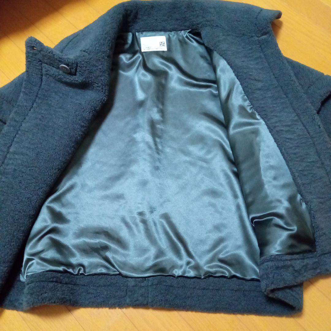 美品❢パシオーネ ボアショートコート ポンチョ テディベア - メルカリ