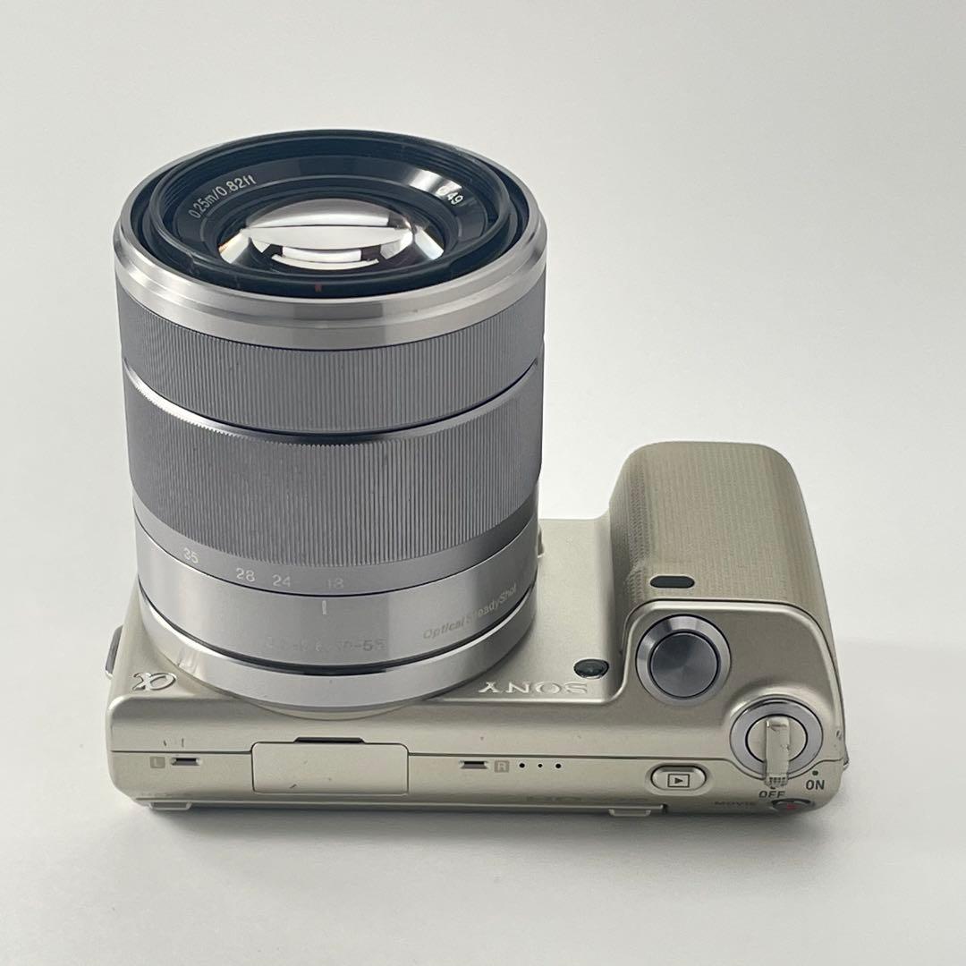 【美品・返品保証】Sony NEX-5Dゴールド レンズキット