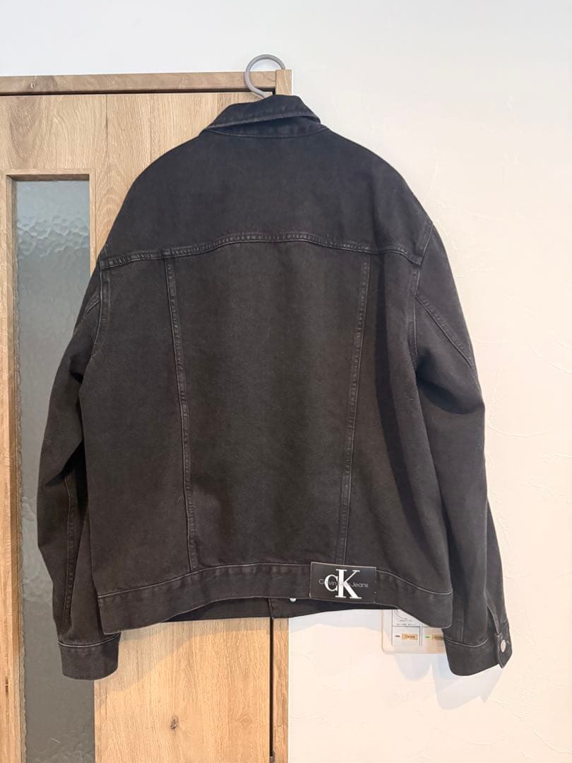 【Jung Kookジョングク着用】カルバンクライン　デニムジャケット　ブラック