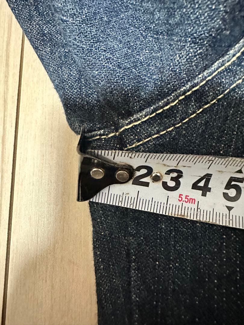 【極太】KNOCKOUT ノックアウト デニムパンツ W48 濃紺 b-boy