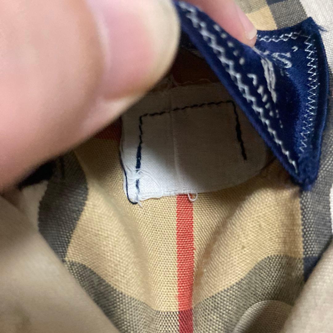 バーバリー　ステンカラーコート　一枚袖