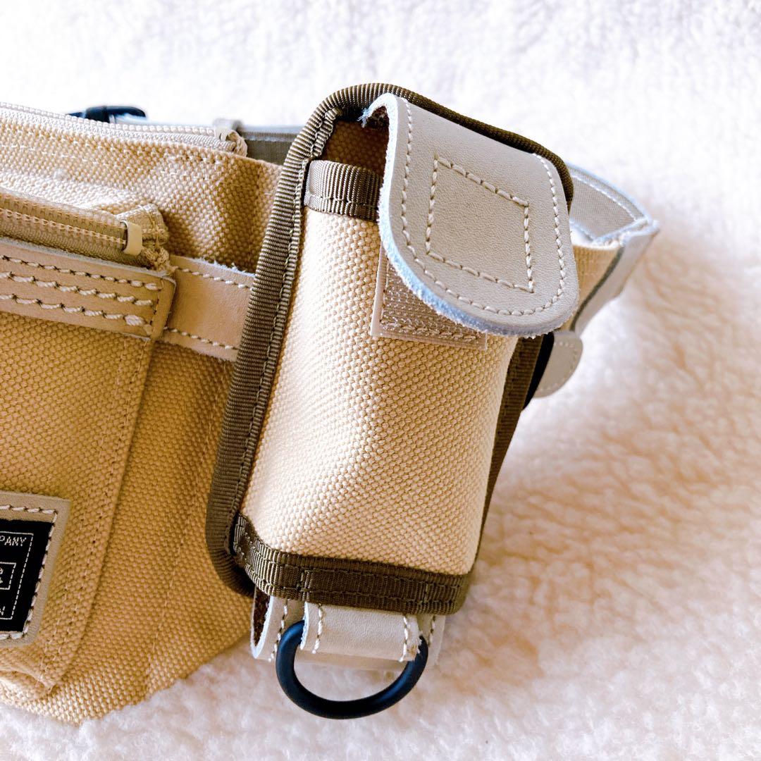 美品✨【PORTER】ポーター DYKE ウエストポーチ 2サイドポーチ