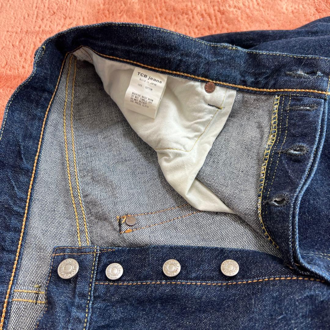 【TCB jeans】W40 Baggy 50's Jeans 13.5oz