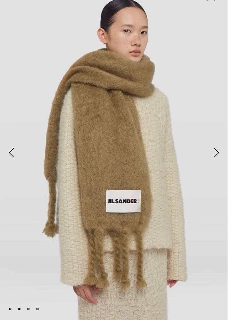 jilsander ワイド　ウールブランド　スカーフ