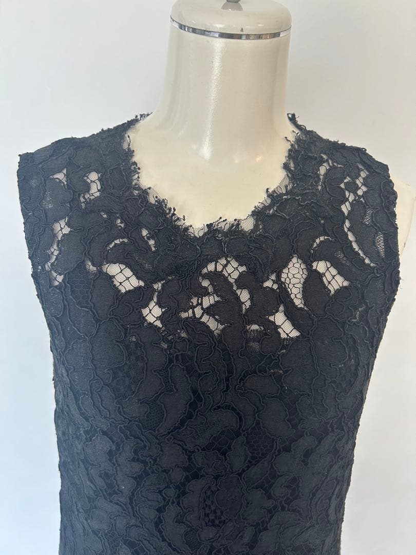 ドルチェ&ガッバーナ⭐︎確実正規品！！ブラックレースミニワンピース