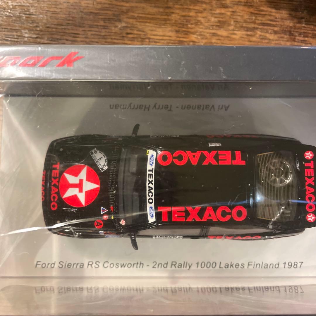 絶版 1/43 テキサコ フォード シエラ RS コスワース 1987 WRC - メルカリ