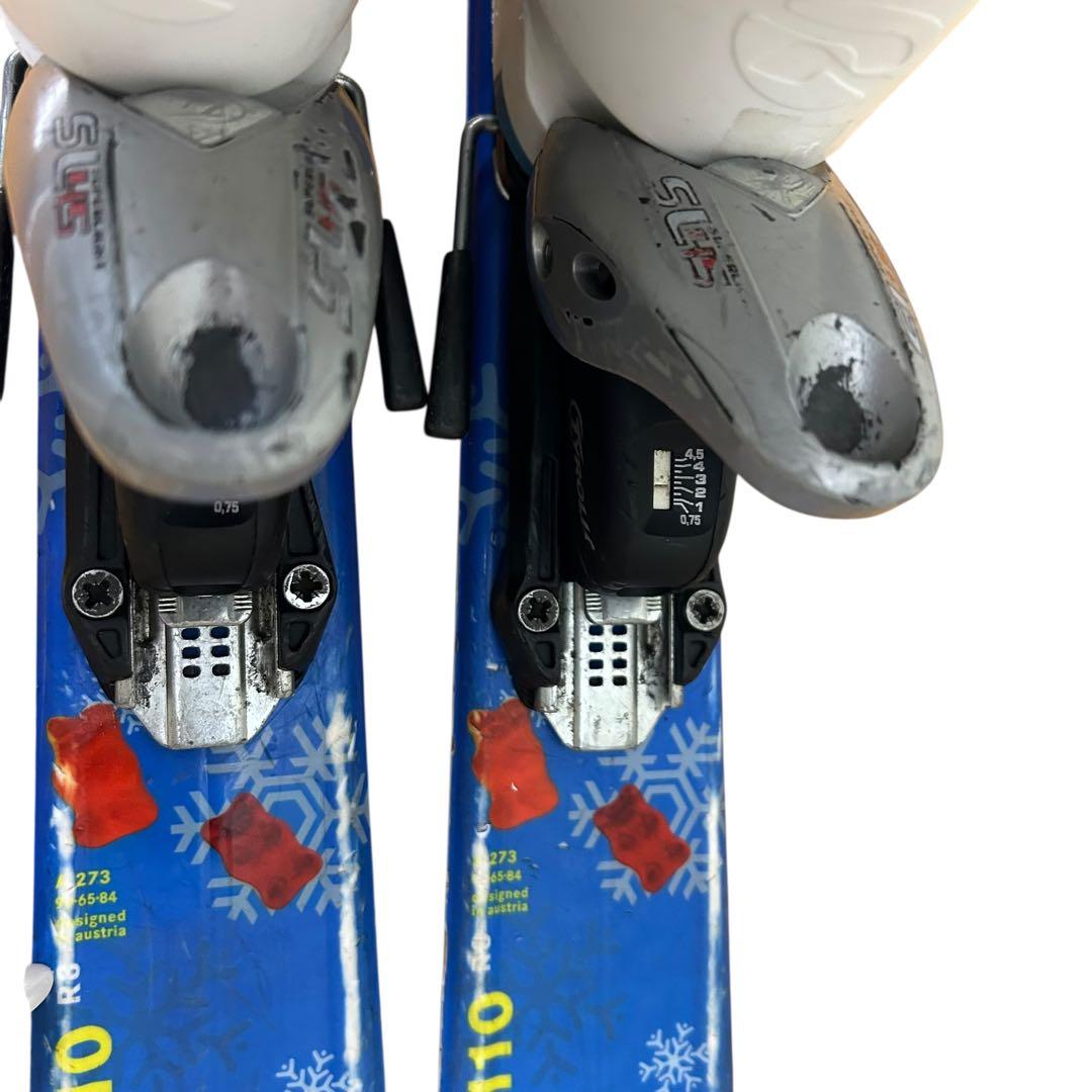 ⑤FISCHHERスキー板 ブーツストックジュニア3点セット⭐︎110cm20cm