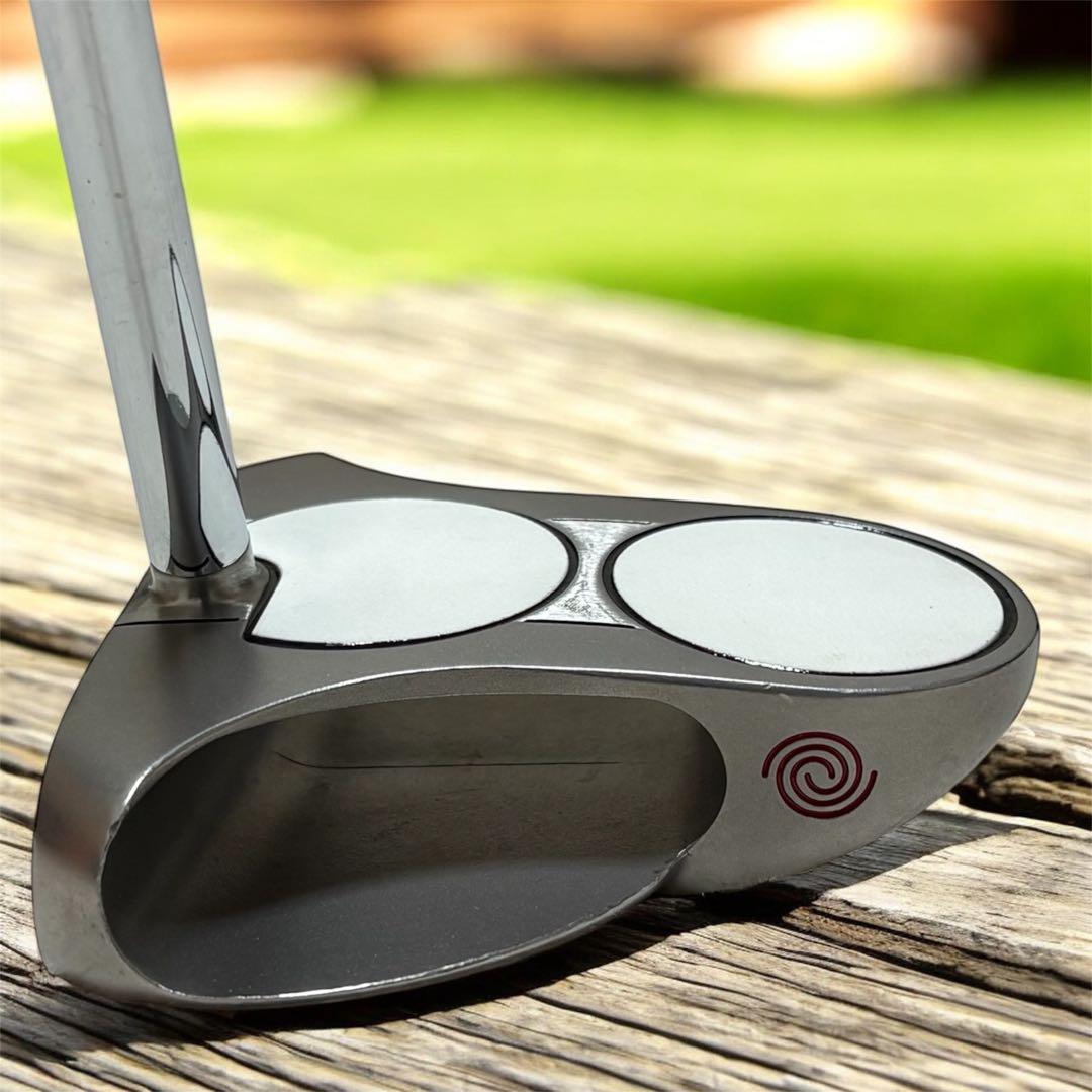 希少 センターシャフトパター オデッセイ 2ボール HWITE STEEL CS