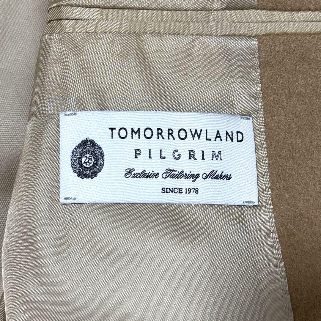 美品 トゥモローランドピルグリム チェスターコート ロング カシミヤ ベージュ