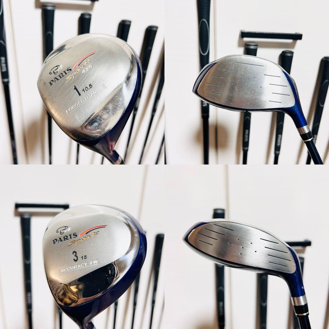 PARIS テーラーメイド 11本セット フレックスR レフティ PARIS