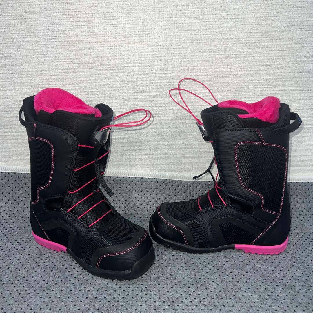 数回使用 レディース 24cm STELLA FEATHER スノーボードブーツ - メルカリ