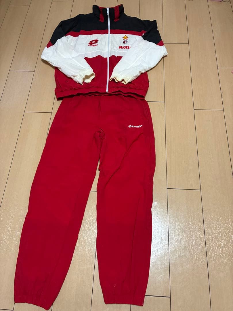 最終値下【激レアヴィンテージ】ACミラン93-94トラックジャージ上下