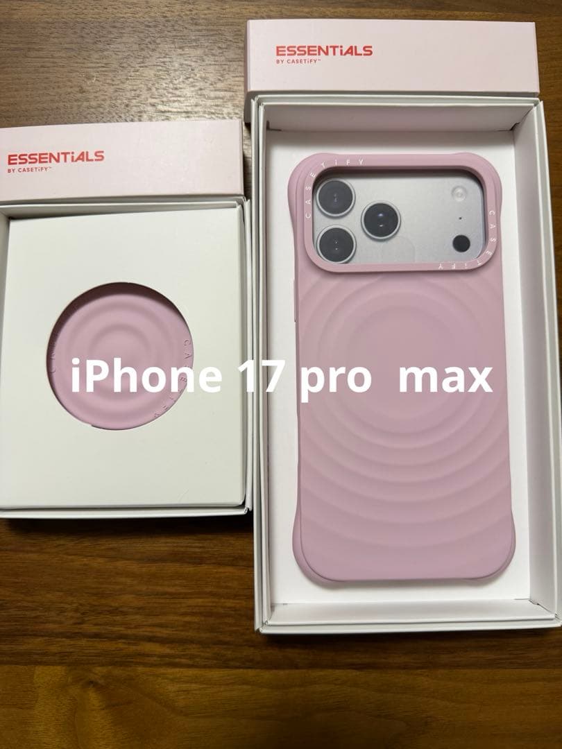 CASETiFY ウェーブシリコンケース　グリップスタンド