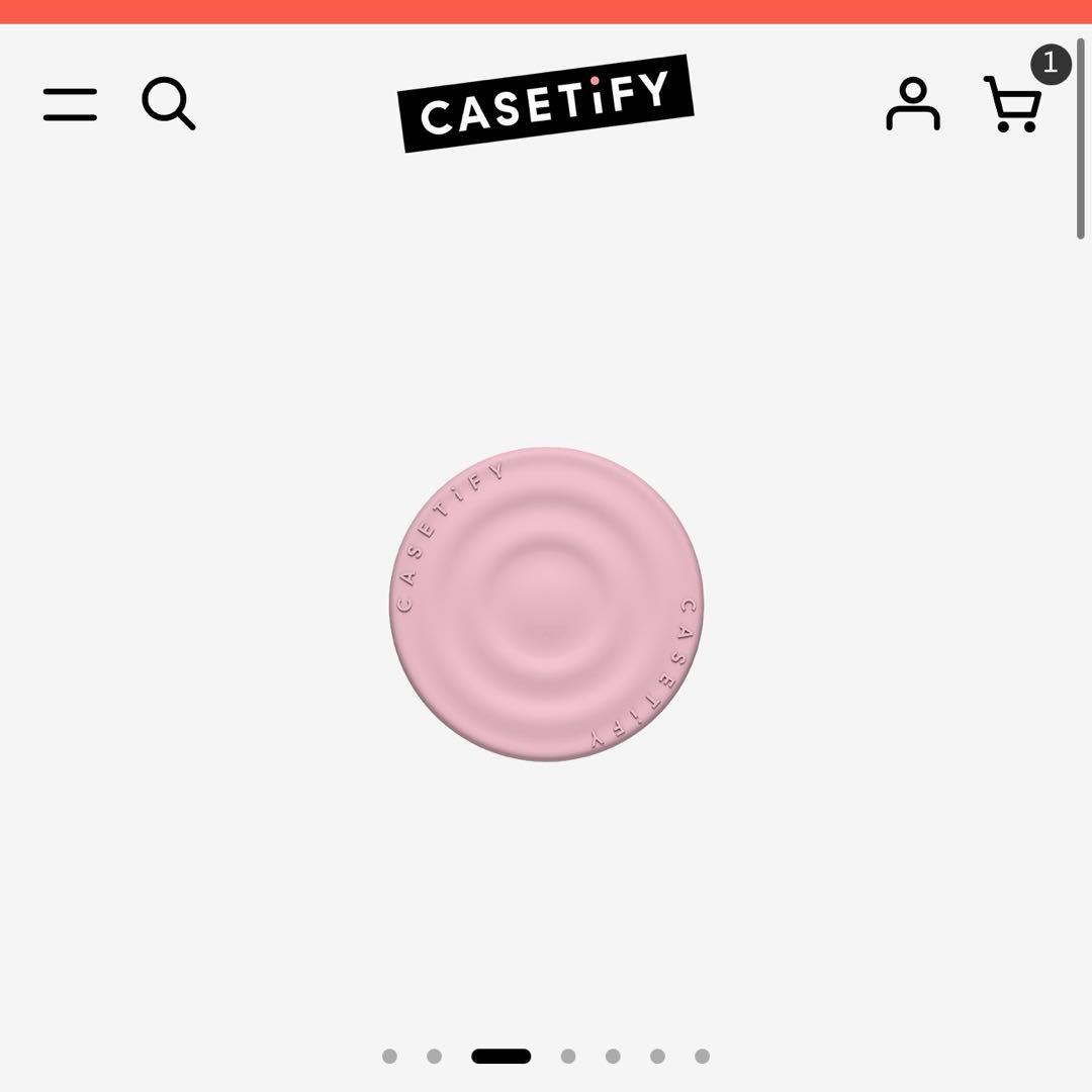CASETiFY ウェーブシリコンケース　グリップスタンド