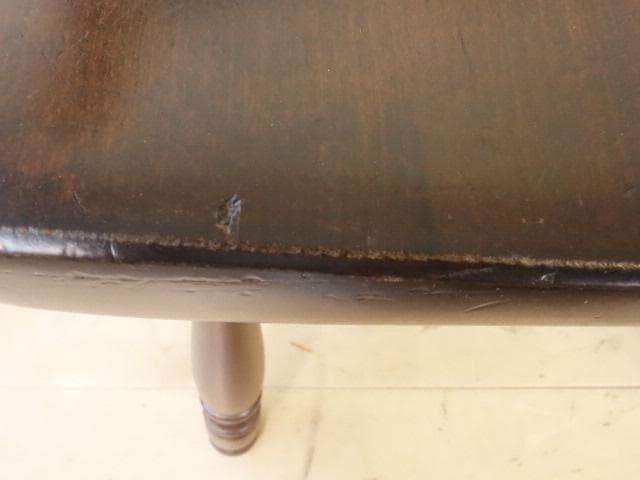 飛騨産業　キツツキ　穂高　アームチェアーA　イス　椅子　 木製　再塗装済ＵＳＥＤ