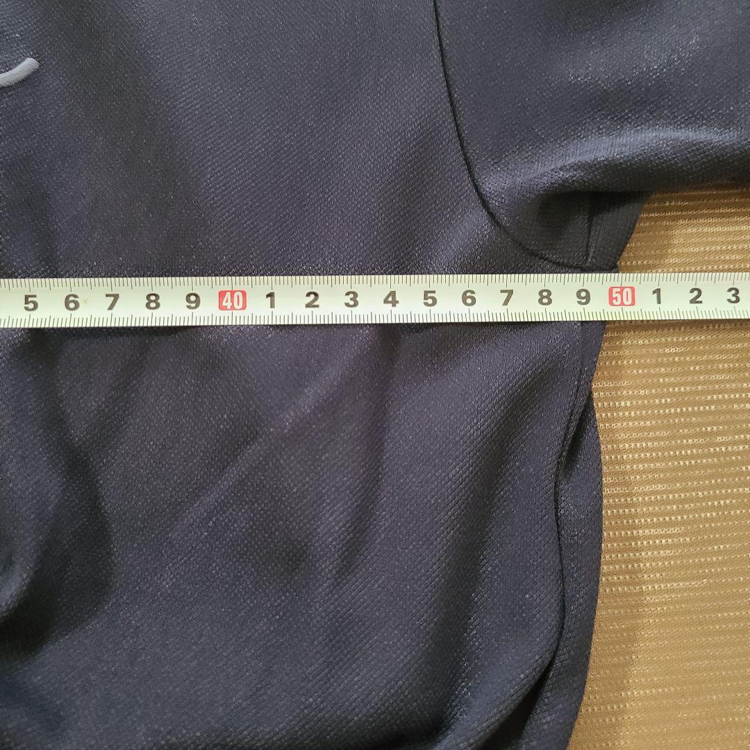 andperse ネイビー ハイネックシャツ