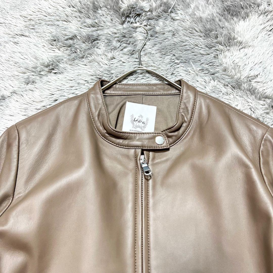 ルーニィ 40th anniversary ラムレザー シングルジャケット 38