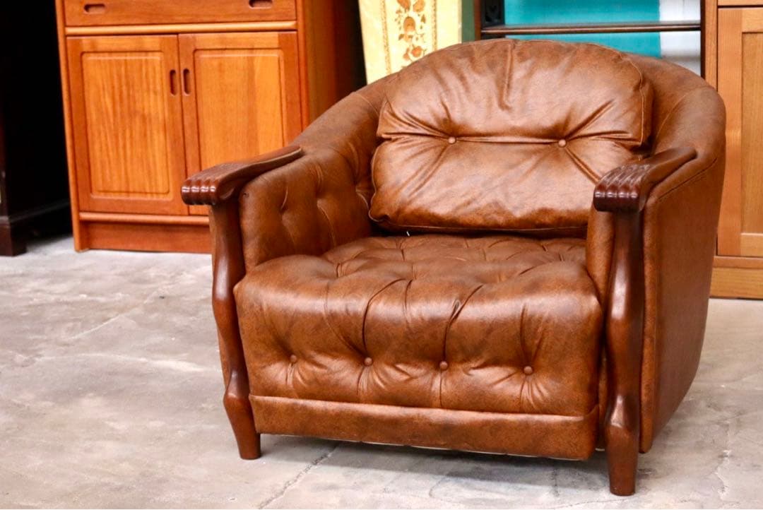 maruni』マルニ シングルソファ ソファ 1P 1シーター RWso74 オールド