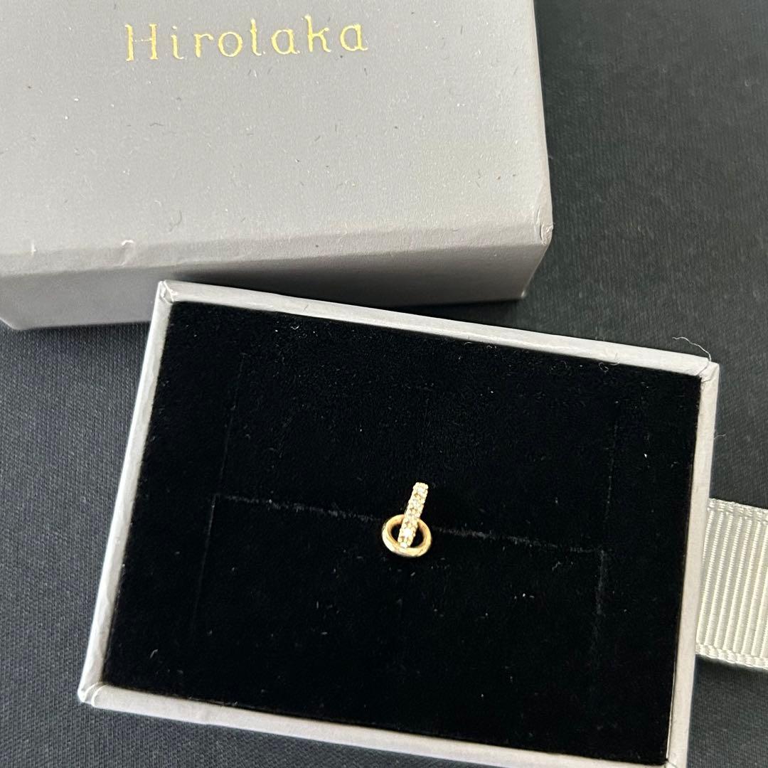 Hirotaka GOSSAMER スモールフープ ダイヤモンド ピアス
