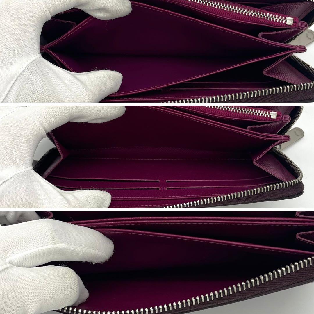 【りゅうちゃん　様】ルイヴィトン　エピ　ジッピーウォレット　長財布　カシス