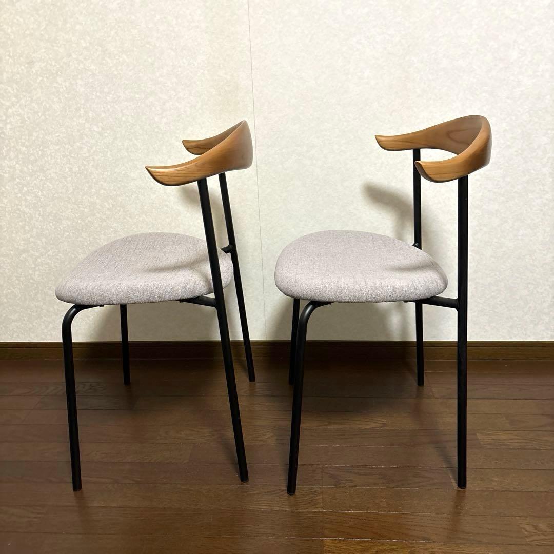 【美品】② クラッシュゲート アトム チェア ２脚セット