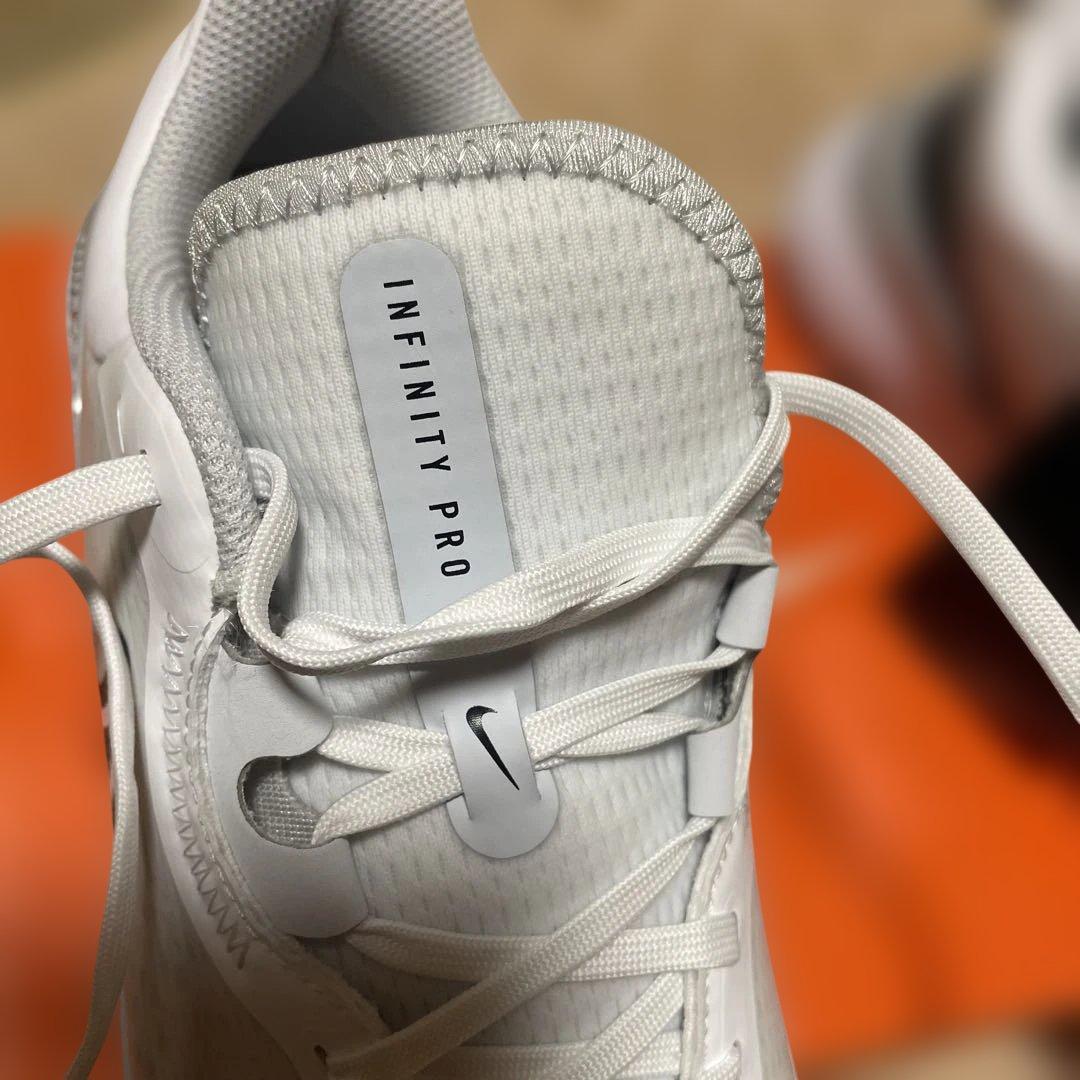 NIKEゴルフ　インフィニティPRO2 ホワイトグレー　25.5cm 新品