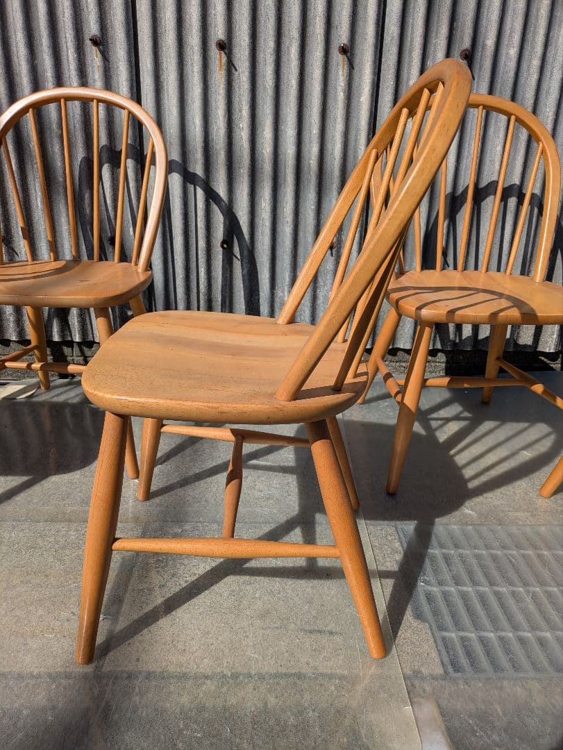 ヴィンテージ　飛騨産業ウインザーチェア 　キツツキ　美品