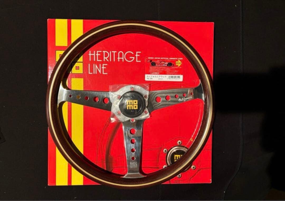 訳あり新品！MOMO カリフォルニアウッド36φ日本正規品！ヘリテージ