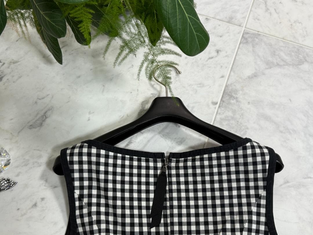 美品★FOXEYフォクシーニューヨーク ワンピース ロスフルフレア38