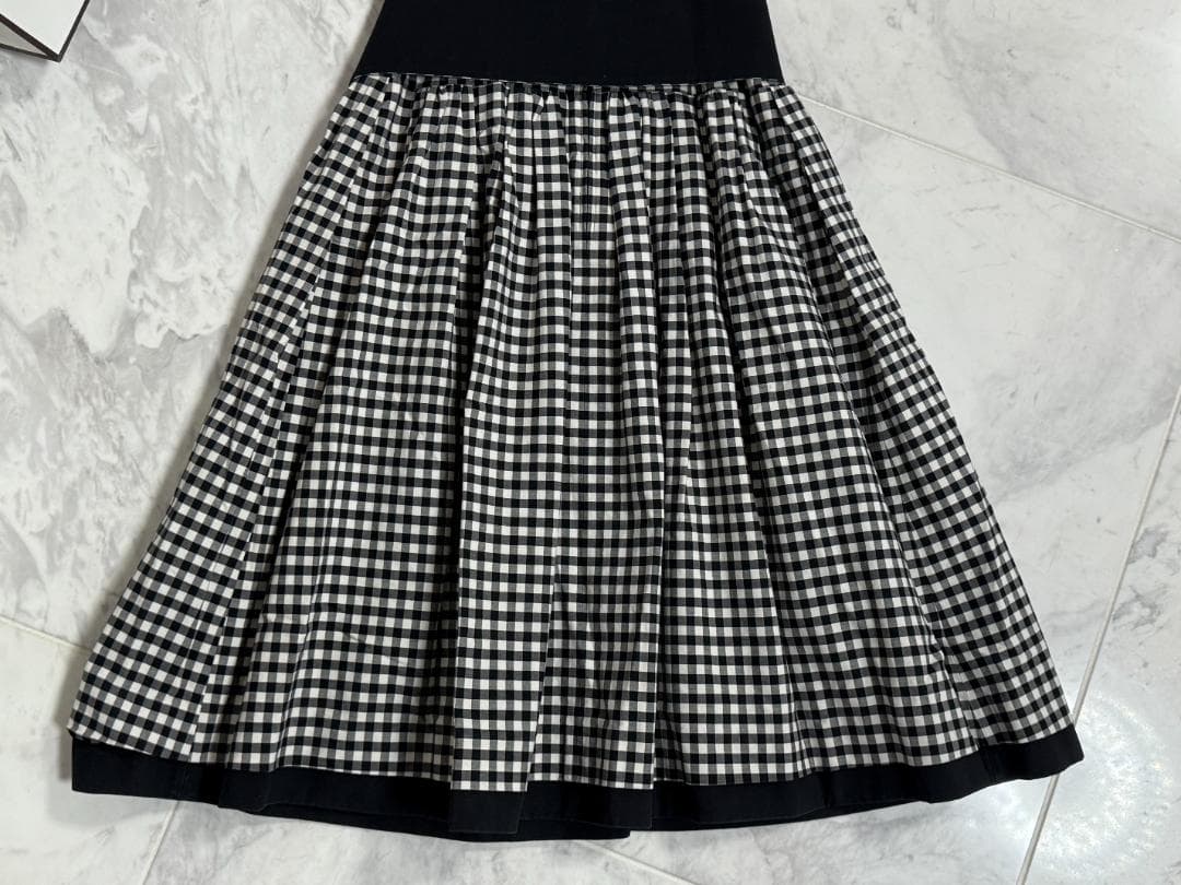 美品★FOXEYフォクシーニューヨーク ワンピース ロスフルフレア38