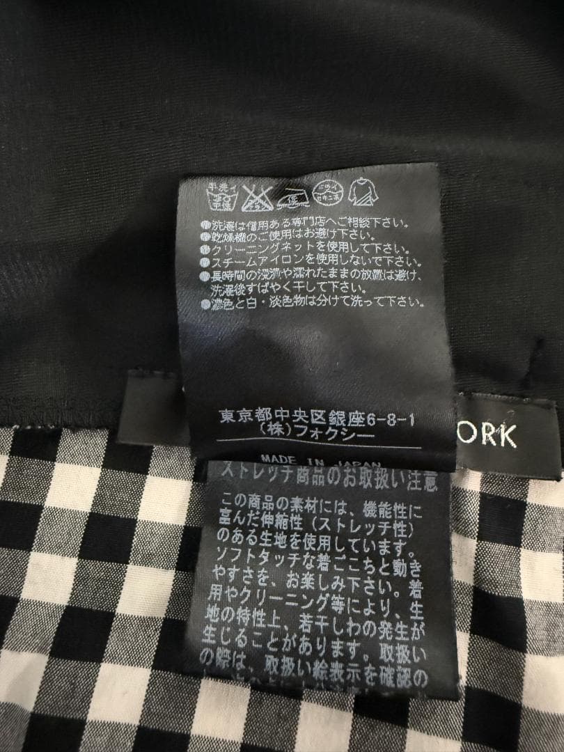 美品★FOXEYフォクシーニューヨーク ワンピース ロスフルフレア38