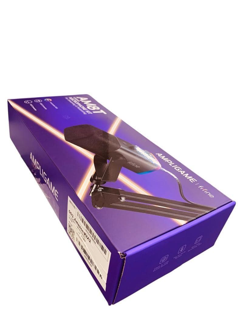 【開封済・未使用】FIFINE AM8T ゲーミングマイク アーム スタンド付き