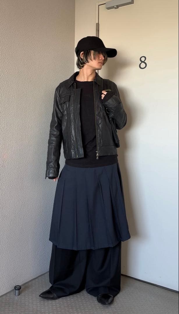 ジャケット・アウター short length lamb skin jacket