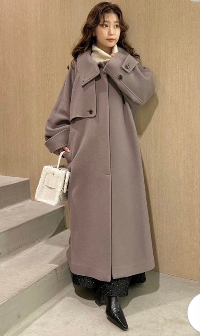 FRAY I.D ウールリバーバルマカンコート - メルカリ