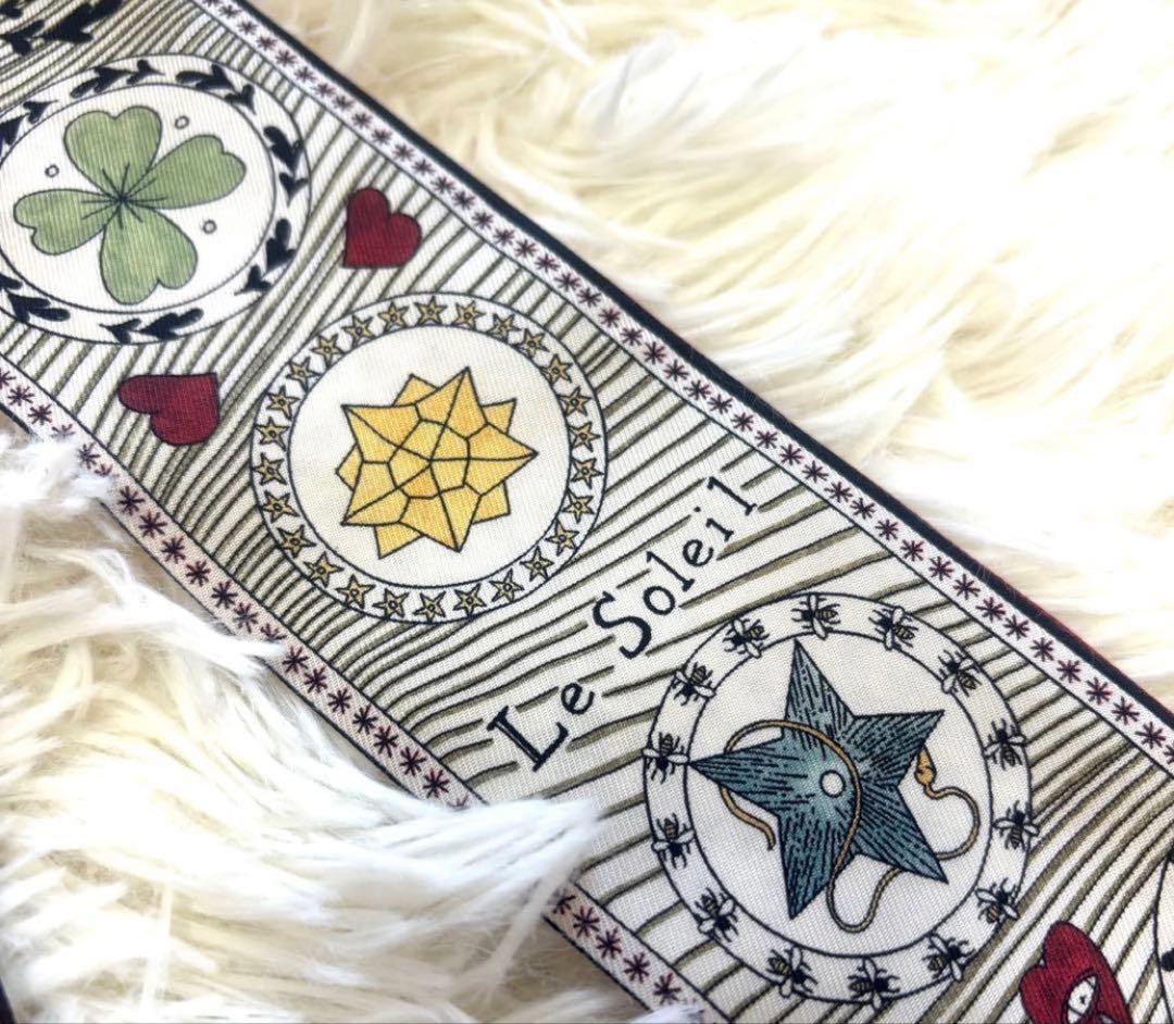 め*。様 ディオール　スカーフ《Le Soleil 》ミッツァ タロット柄