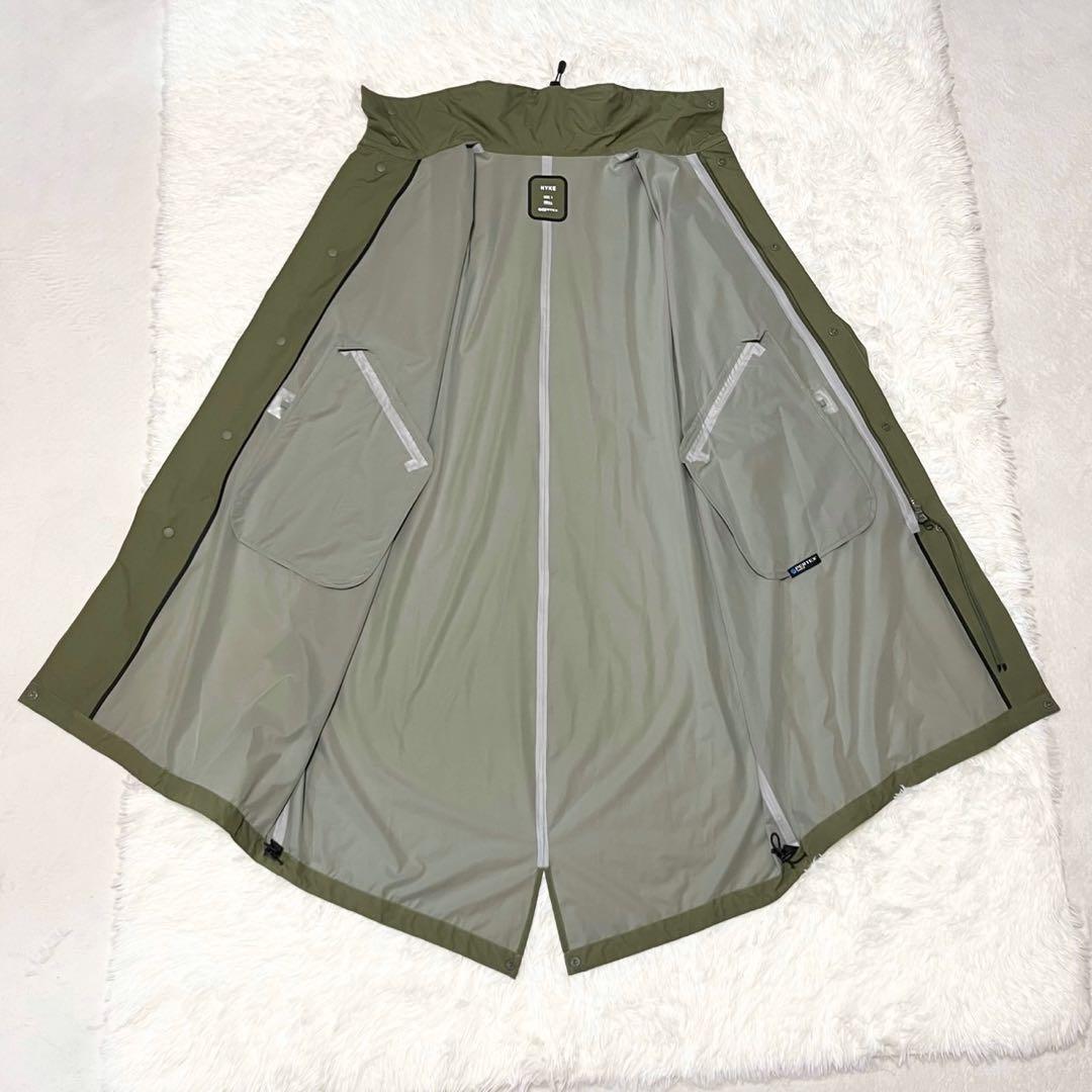 【美品】 HYKE ハイク PERTEX M65 オリーブ パーテックス コート