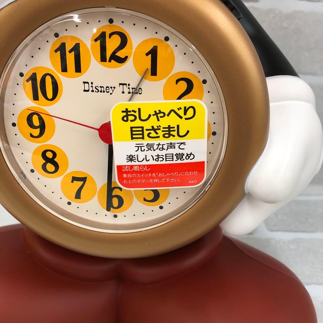 F764 Disney Time ミッキー 目覚まし時計　喋る時計