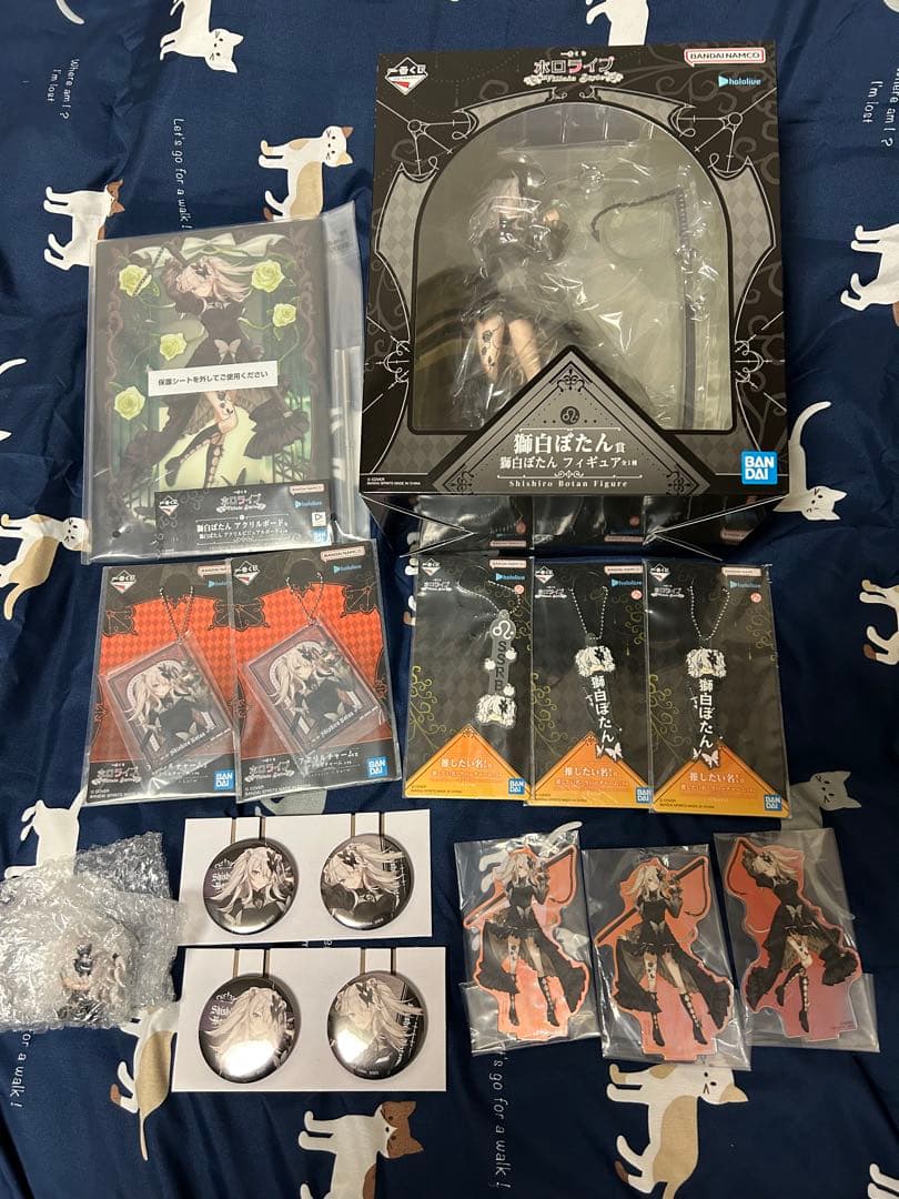 一番くじ ホロライブ 獅白ぼたん 9種セット
