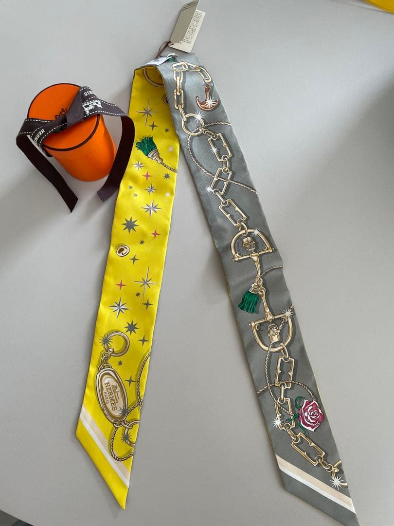 エルメス　ツイリー　《セ・ラ・フェット》 イエロー　新品未使用