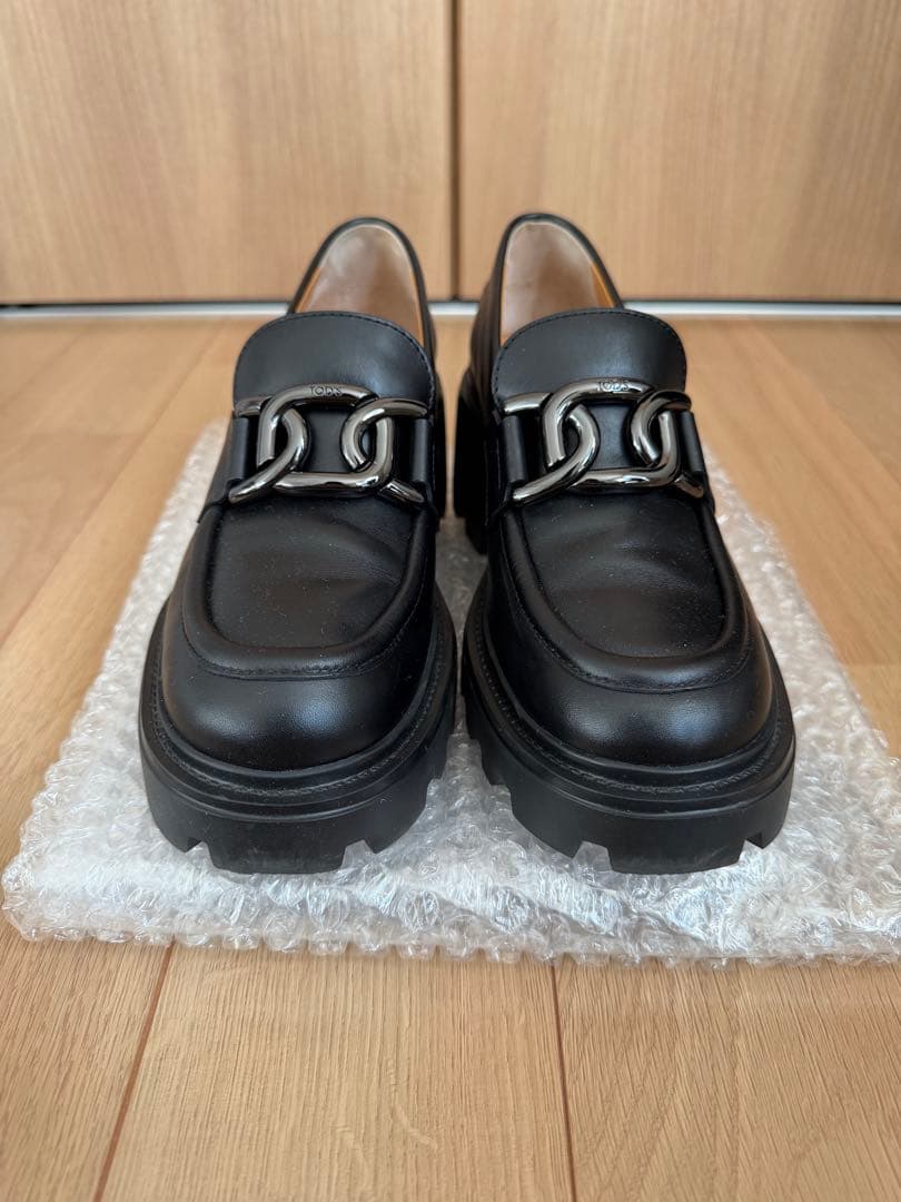 TOD'S レザー ローファー ケイト ブラック 35.5