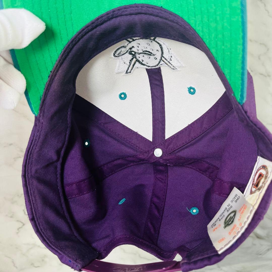 90s　ヴィンテージ　マイティーダックスキャップ　アイスホッケー　NHL