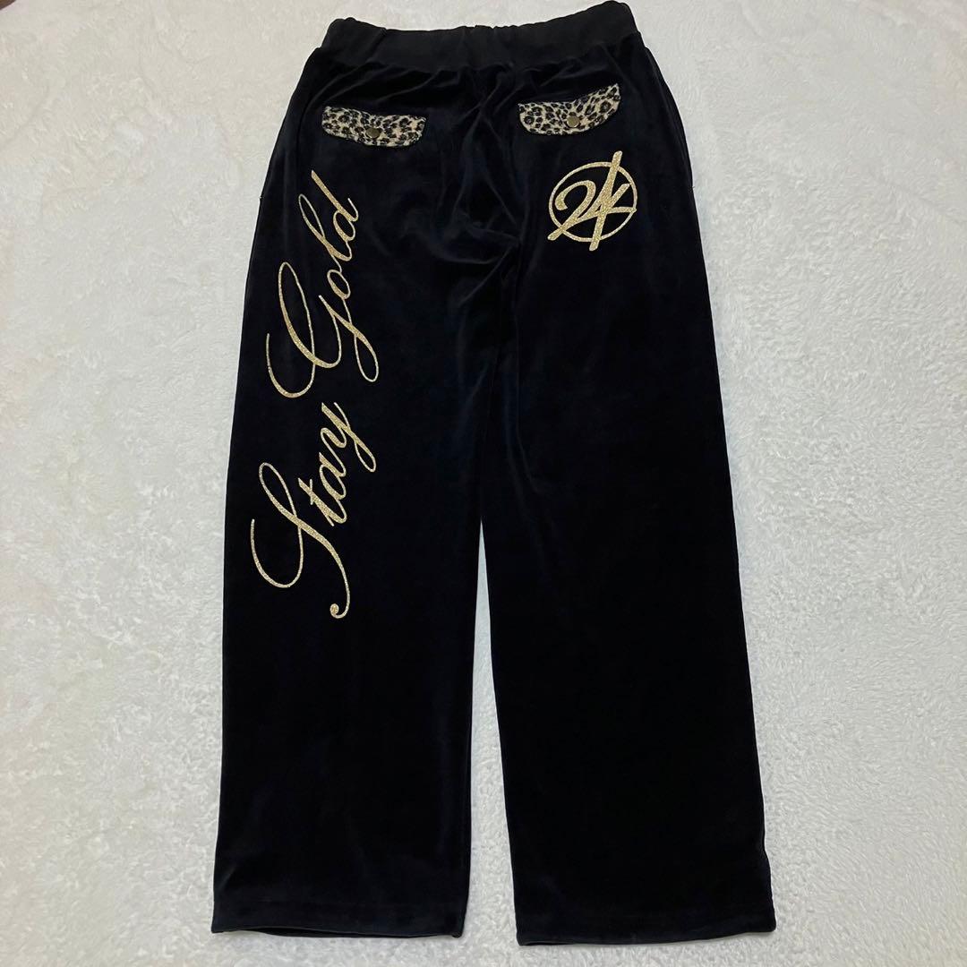 24Karats EXILE ベロアジャージ セットアップ レオパード ヒョウ柄