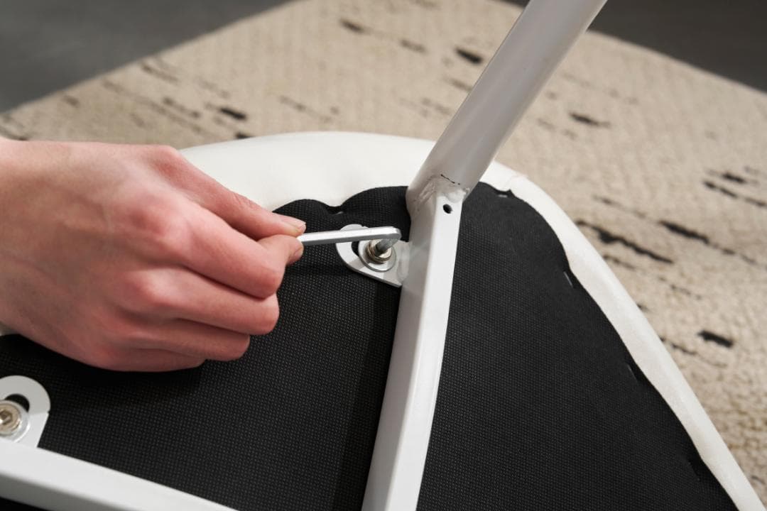 【2脚セット販売 ホワイト】ダイニングチェア 2脚 イス カフェチェアー