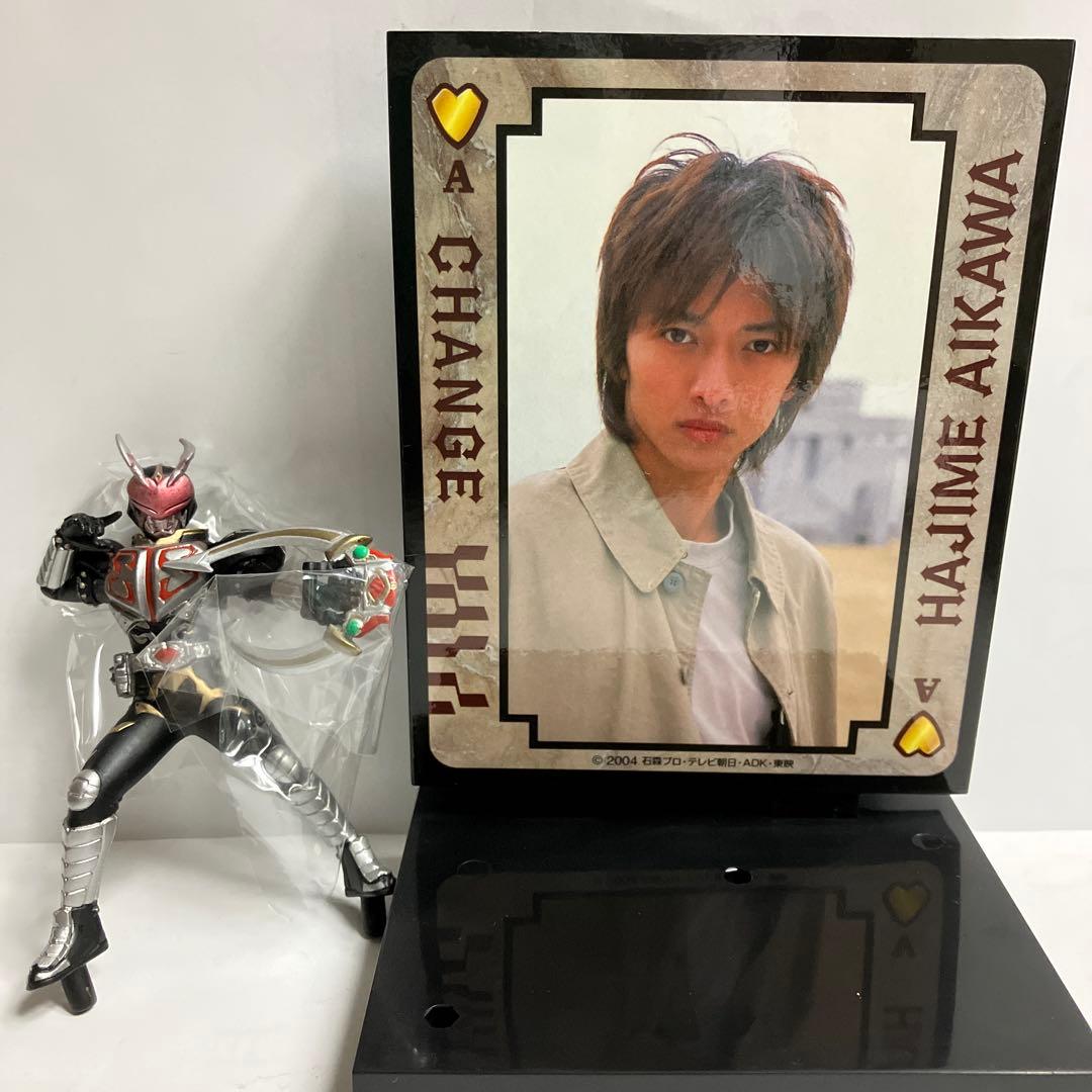激レア☆仮面ライダーブレイド☆俳優写真パネル&フィギュア 4種セット