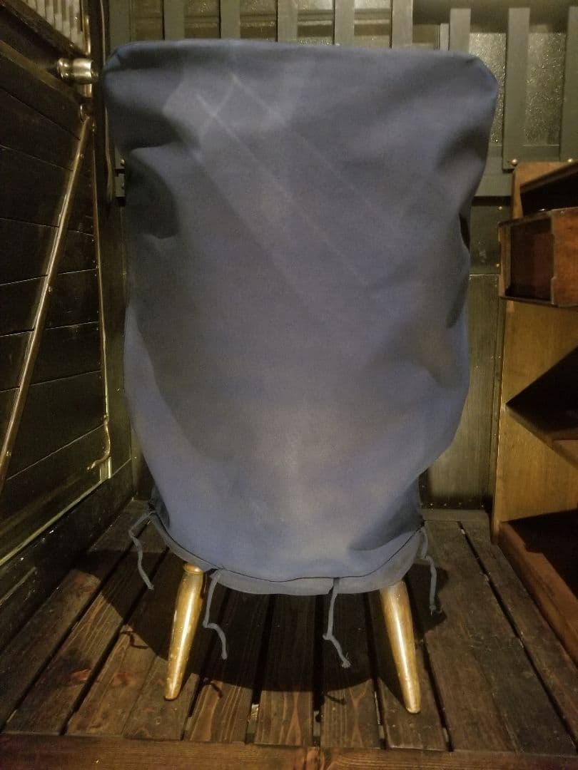 1970's　スペースエイジ　レザー　メタル　パーソナル　リクライニング　チェア