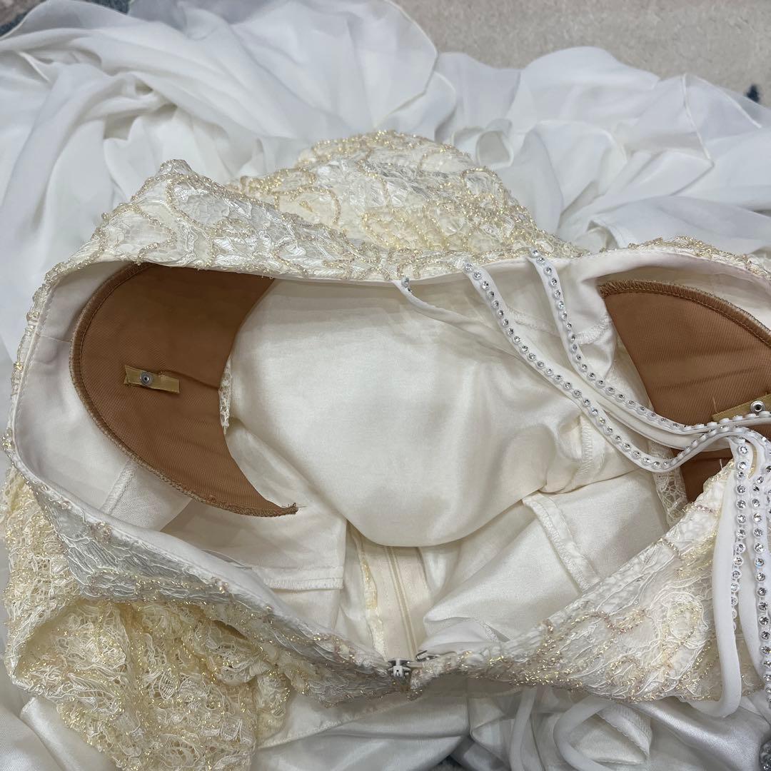 sekine セキネ商事　セキネ　社交ダンス　ホワイト レース フリル ドレス